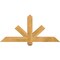 Ekena Millwork Kennewick Rough Sawn Timber Gable Bracket, Western Red Cedar, 48"W x 22"H x 4"D x 4"F, 11/12 Pitch GBW048X22X0404KEN00RWR - alternate 1